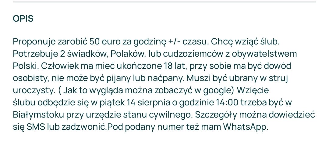 hyacintholuna's tweet photo. dobra, ale takie ogłoszenie o pracę to widzę pierwszy raz https://t.co/iyTINCJpMG