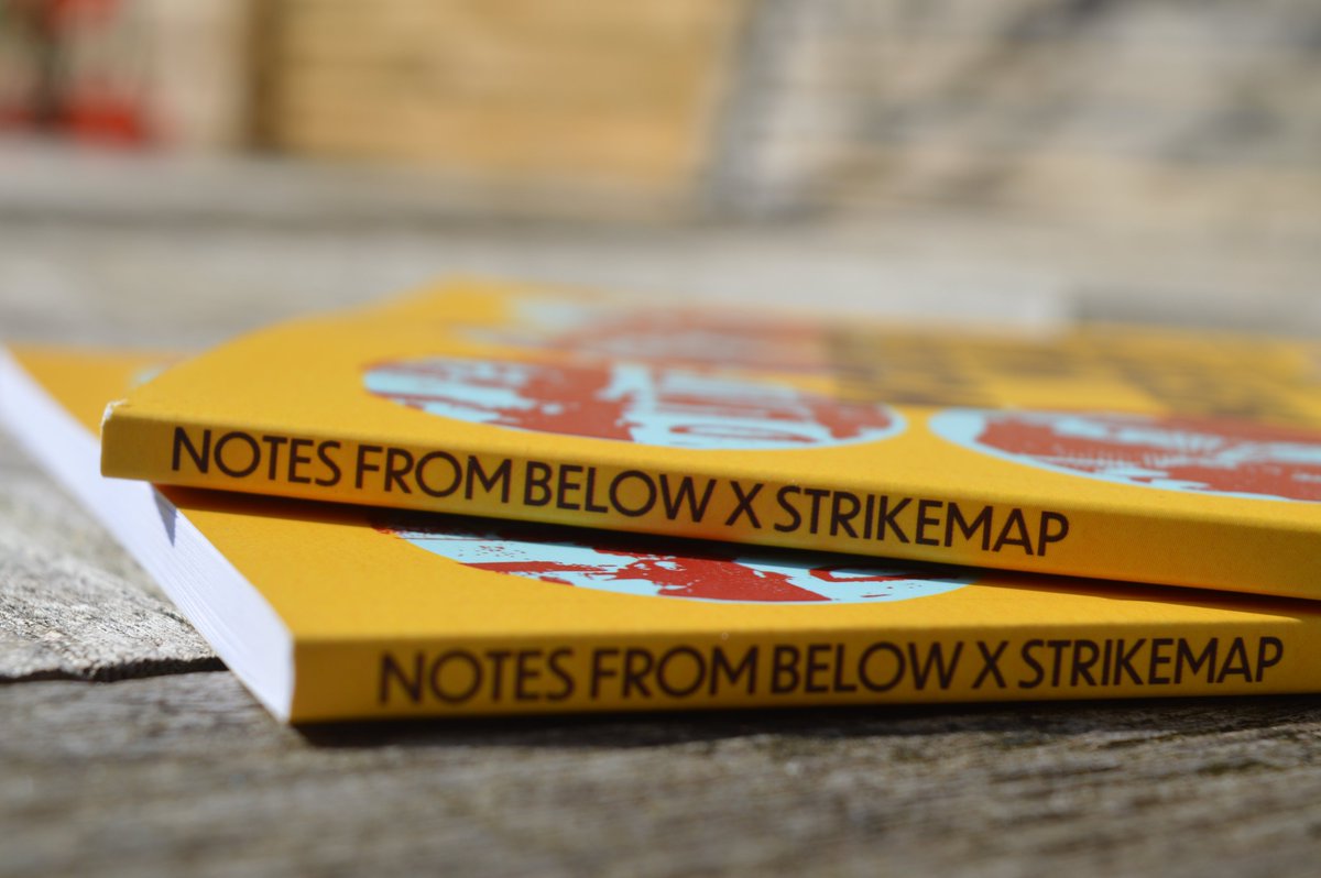 strike_map's tweet photo. Stories written by strikers, compiled into a special #StrikeMap X @notes_from_below edition.
Featuring strikers from the famous #BrumBinStriker.
Get yours: https://t.co/0tzyx1oFIV
#StrikeMap #WorkersMakeHistory #GeneralStrike100 #GS100 https://t.co/rWldM9F7g3