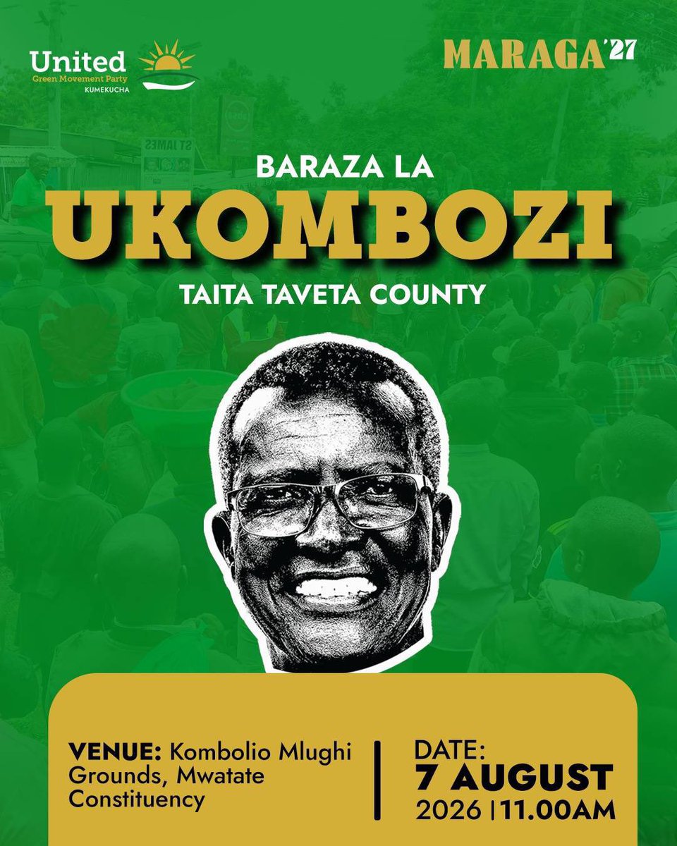 MercyKirwa4's tweet photo. Maraga is having a big rally this week https://t.co/26QOPSP7wJ