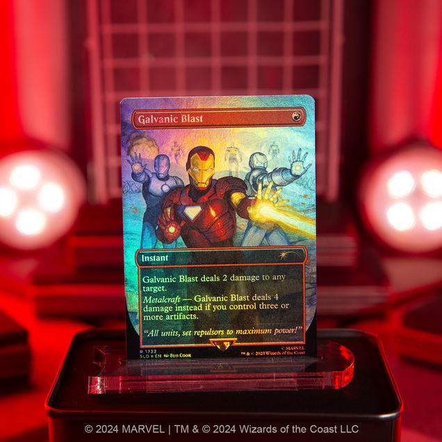 roger__estrada's tweet photo. 🎉 ¡SORTEO!

Gana un playset de Galvanic Blast (Iron Man Showcase Foil).

Para participar:
❤️ Me gusta
🔁 RT
💬 ¿Cuál es tu carta favorita de Pauper?
👤 Sigue a @roger__estrada
📅 Finaliza el 16/08/2026.
🇪🇸 Solo residentes en España.
#MTG #Pauper https://t.co/77wkF9yCGv