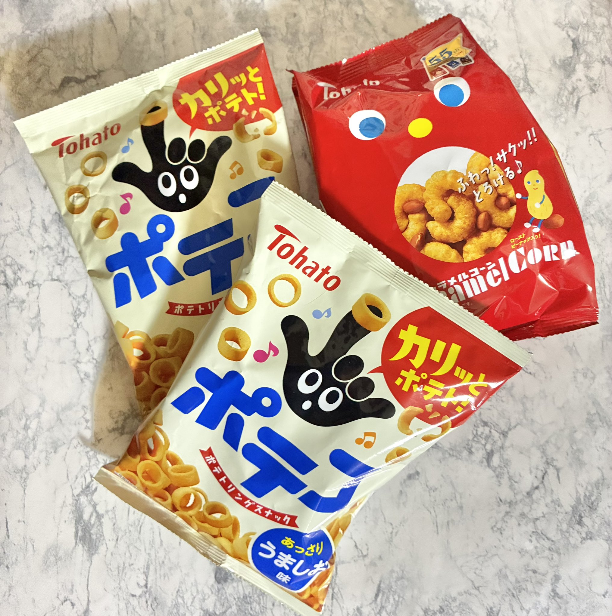 おソノさん в X: „#ポテコなげわの日 うちの東ハトお菓子ちゃんズ