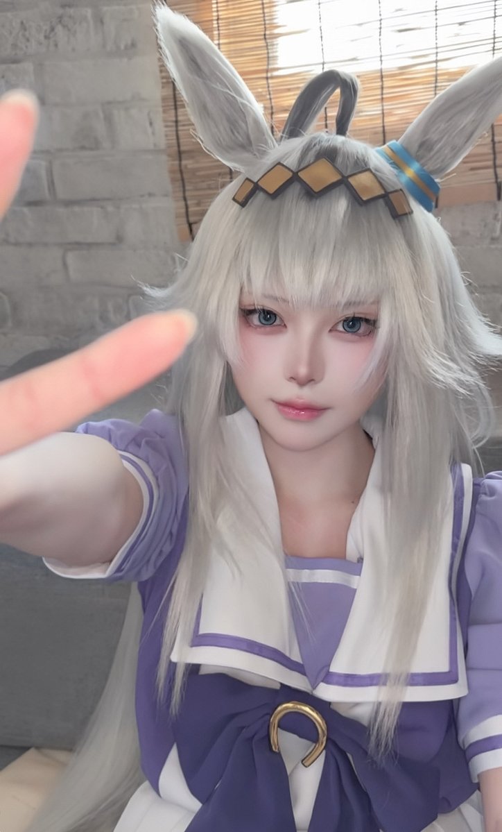 miura_cos's tweet photo. 相変わらず薄暗い中で自撮りしたため画質がガビガビ https://t.co/fYpN5qU4oZ