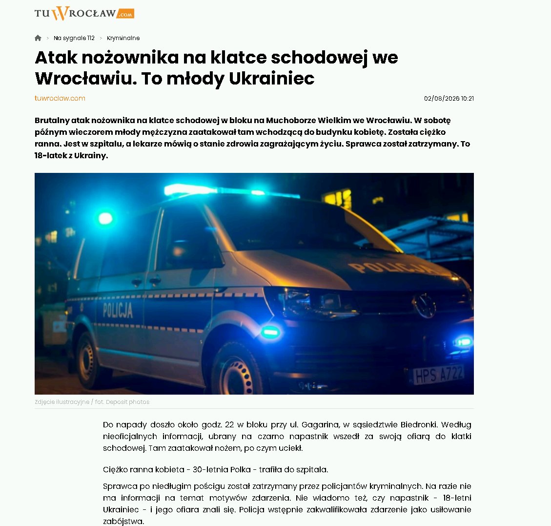 coolfonpl's tweet photo. W Onetach, TVNach i RMFach jakoś cichutko. 

Największy problem będziemy mieć nie weteranami, a z 15-25 latkami, wychowanymi w nienawiści i po stepowemu, którzy czują się tu bezkarnie.

Deportacja im nie taka straszna, bo są zwolnieni ze służby wojskowej. https://t.co/WHJbe7mVJj