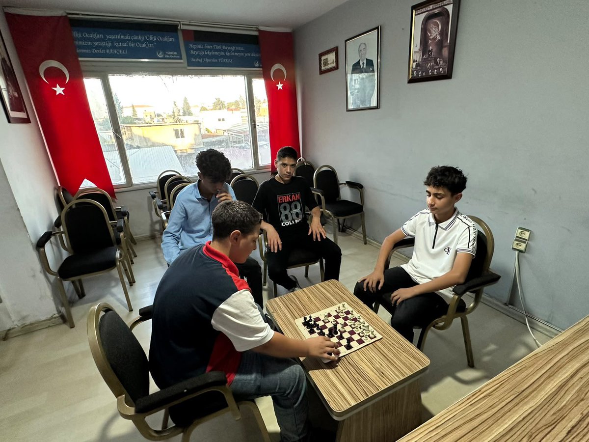 seyhanulkuocak's tweet photo. Ülkü Ocakları Seyhan İlçe Başkanlığı olarak, Ülkü Ocakları Genel Merkezimiz tarafından başlatılan “İsmail Gaspıralı Yaz Gelişim Programı” kapsamında satranç turnuvası gerçekleştirdik.

@ayyildirim1 
@CemTutsoy 
@ertokmurat88 https://t.co/9xgfIXBX7I