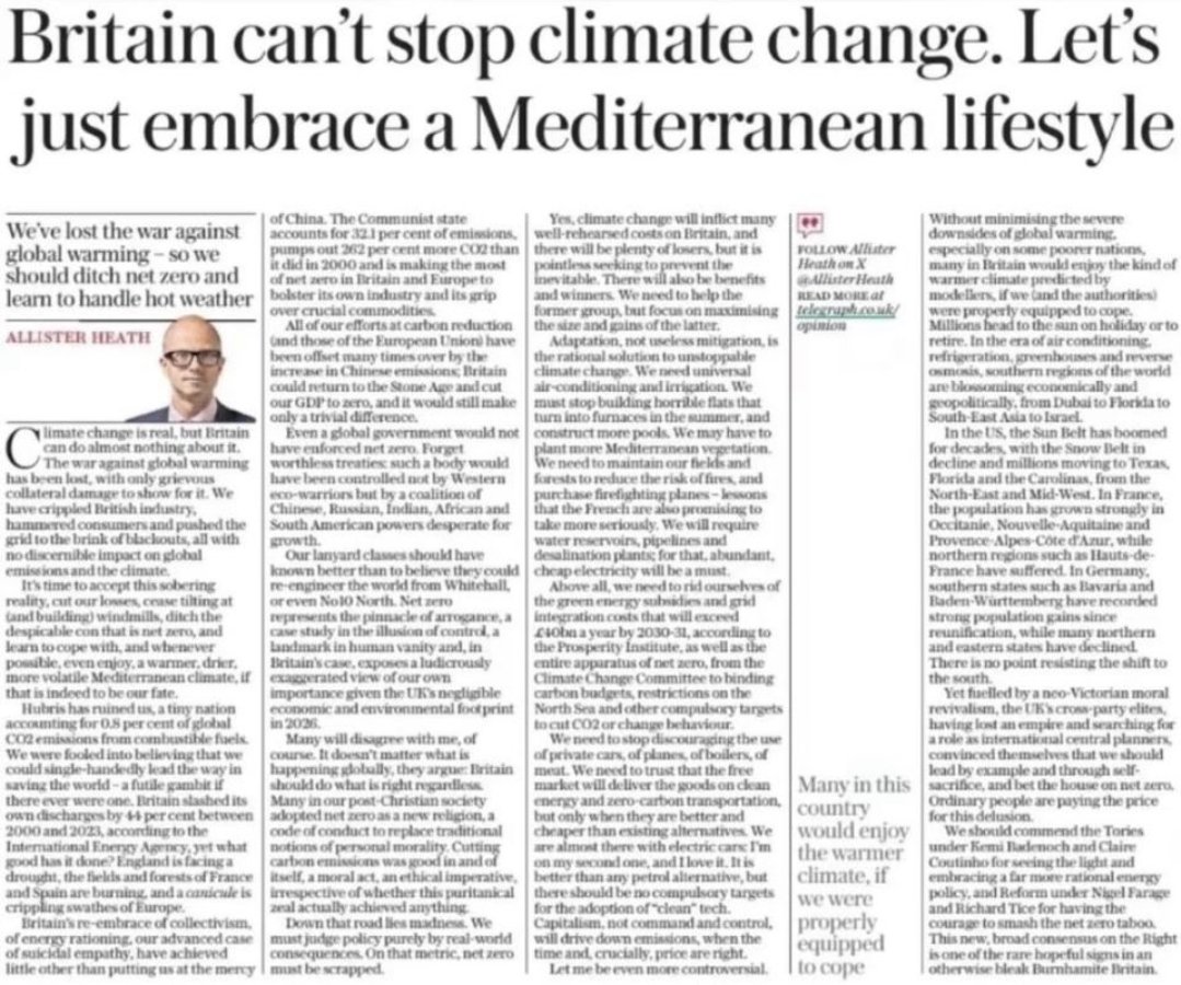 LeonSimons8's tweet photo. "The Netherlands can't stop climate change. Let's just embrace living under water."
🤦 https://t.co/QBzfJNOeWI