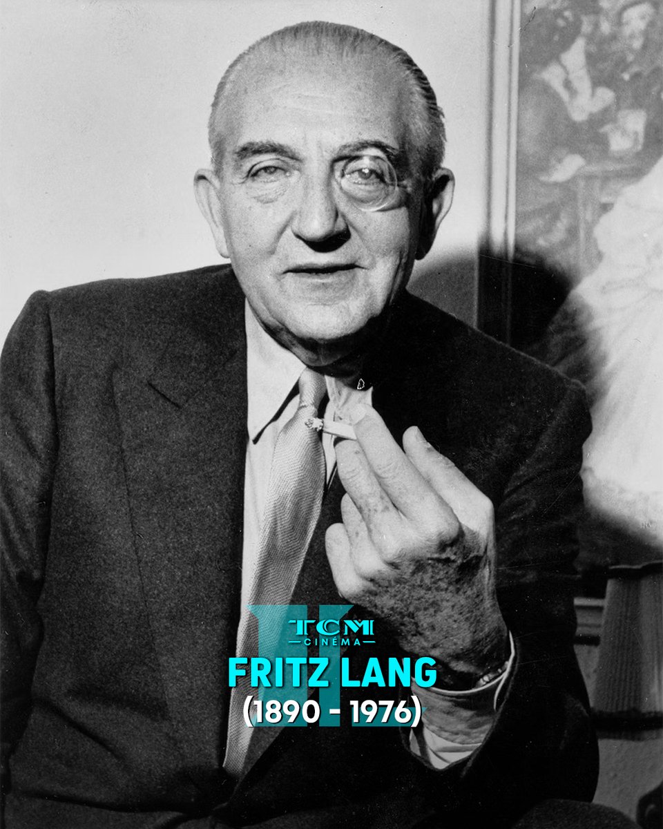 TCM_Cinema's tweet photo. 50 ans après sa disparition, Fritz Lang demeure une référence incontournable. Expressionnisme allemand, film noir hollywoodien, critique du pouvoir : son œuvre continue de traverser le temps.

Reparcourez sa carrière chaque vendredi dès 20h50 sur TCM Cinéma et à la demande. https://t.co/FZiZt0iJKg