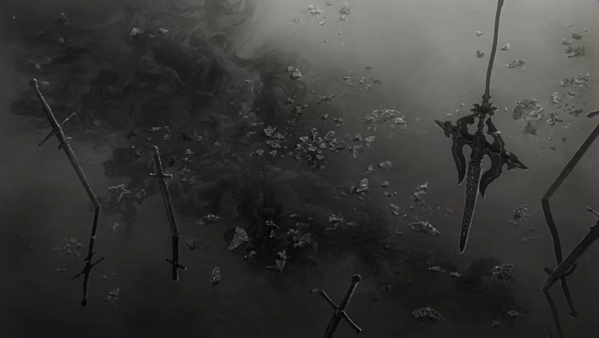 Shelodred's tweet photo. The grayed-out battlefield shots from the beginning juxtaposed against the shots of the lostbelt-specific servants disappearing to. https://t.co/IywOfmJVxu