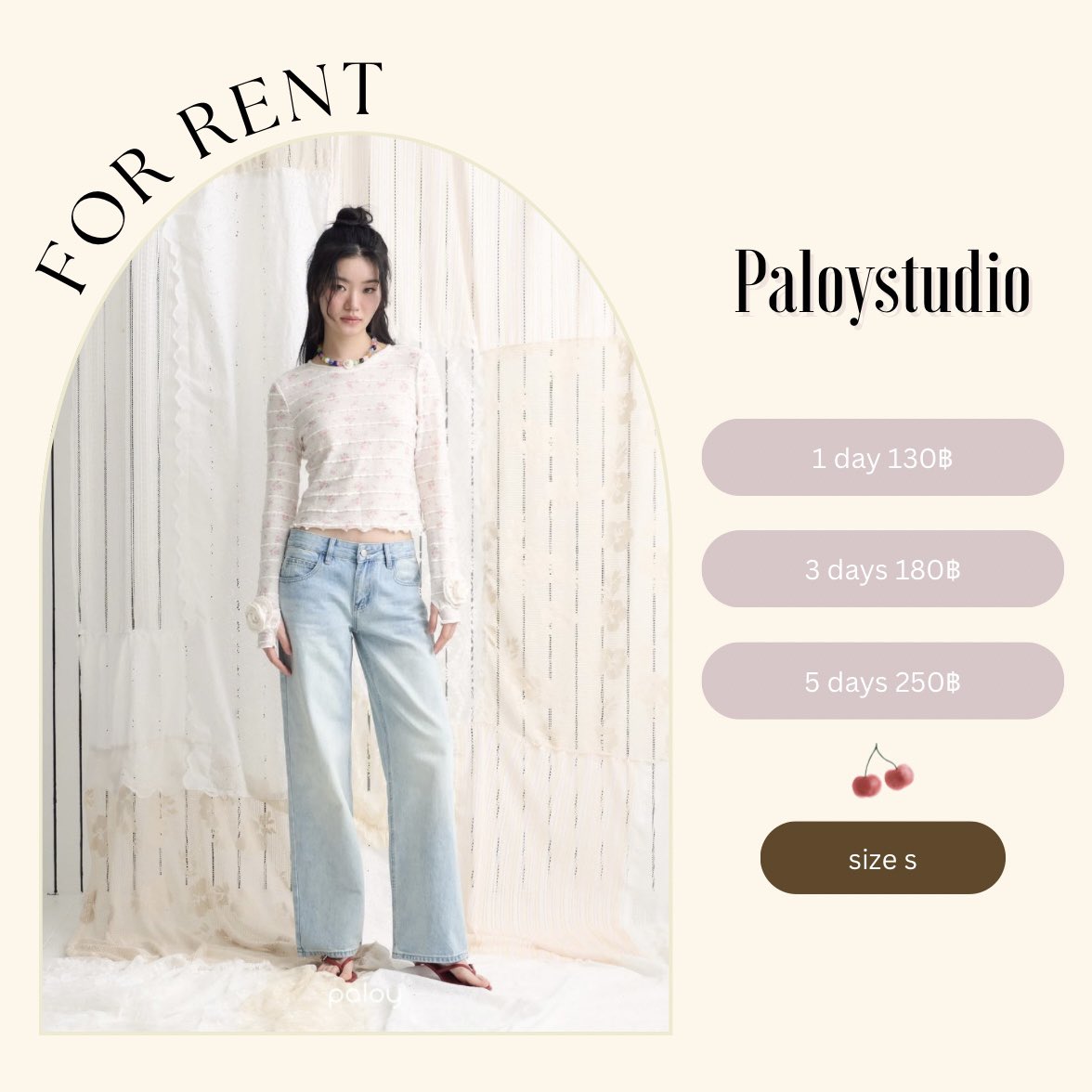 mydeff_'s tweet photo. For rent 🪡 ( บริการเช่าชุด )

Brand : #paloystudio #paloystudioเช่า
Size : s
รอบอก : 30-34
ยาว : 18.5
Color : pink floral

1 day | 130 (only in rangsit &amp; BKK)
3 days | 180
5 days | 250

🙏🏻ขออนุญาตทางแบรนด์และเจ้าของรูปด้วยนะคะ🙏🏻

#เช่าชุดรังสิต #เช่าชุดราคาถูก #เช่าชุดไปคาเฟ่ https://t.co/KQZIFoJrcs