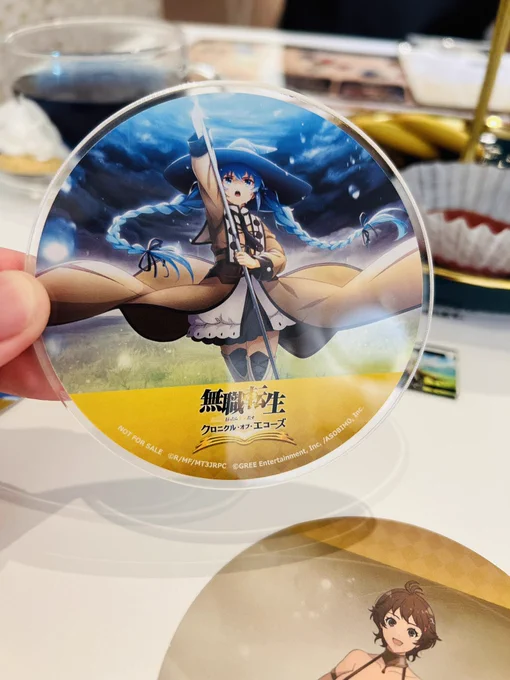 無職転生 クロエコ シルフィエット アクリルコースター＆チャーム 志摩 葵 na platformě X: „#無職転生〜異世界行ったら本気だす