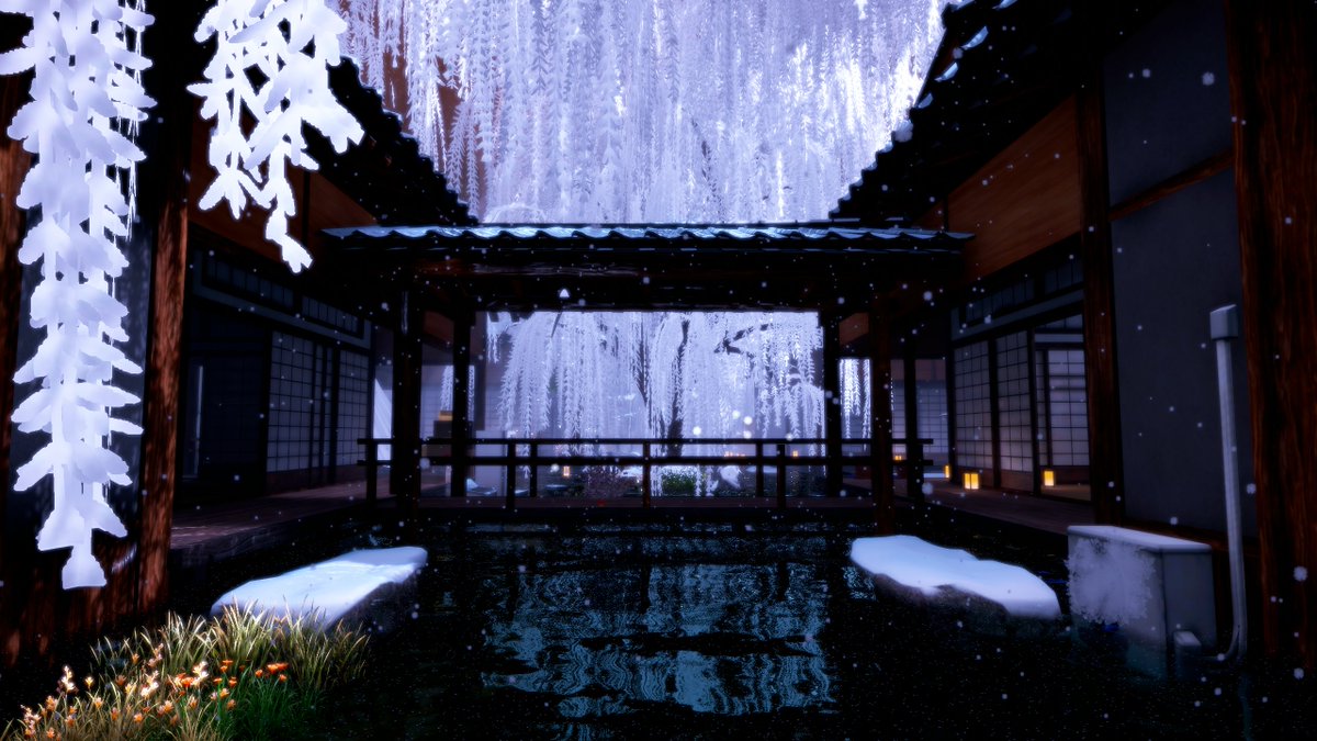 n4rGm5DmrVXXz6I's tweet photo. 無為の庭-Still Garden
_you5248
--
橋を渡れば、春の気配が訪れ、蝉の声が響き渡る。
橋を渡れば、秋の葉は散り、鳥の声はまばらになる。
人知れず花は消え、雪は跡を残さず溶ける。 四季は瞬きの間に姿を変え、あなたの周りを巡る。
#VRChat_world紹介 #VRChat #VRC https://t.co/Jw9E69wHDh