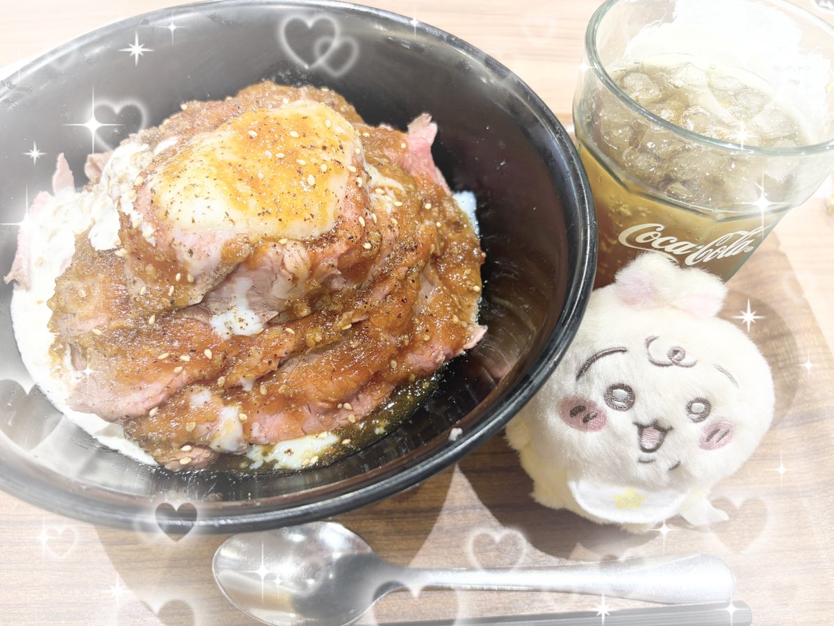 ub8x4o's tweet photo. ローストビーフ丼たべてきた ᐡ ߹𖥦߹ ᐡ⭐️ https://t.co/9XOzSuHFwq