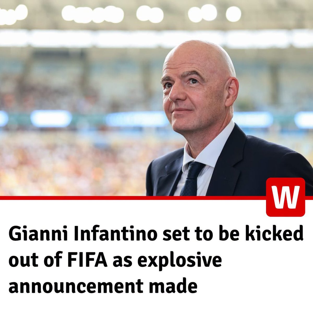 pierregiraud's tweet photo. @gianniinfant , inventor of the @FIFAcom peace price and arse licker in chief about to be thrown out… what a relief: he can now fully devote his time to suck up to Trump! https://t.co/mkuuqMyQoj
