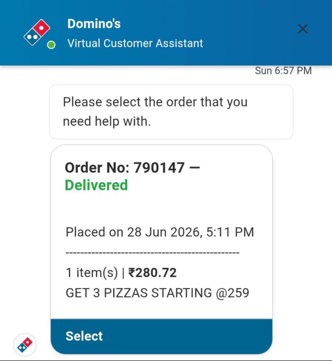 Naveenrats06's tweet photo. Domino's has cheated me; despite communicating via email, I still haven't received a refund, and they are no longer responding to my emails. @dominos @dominos_india https://t.co/yKzh2Tm6Yy