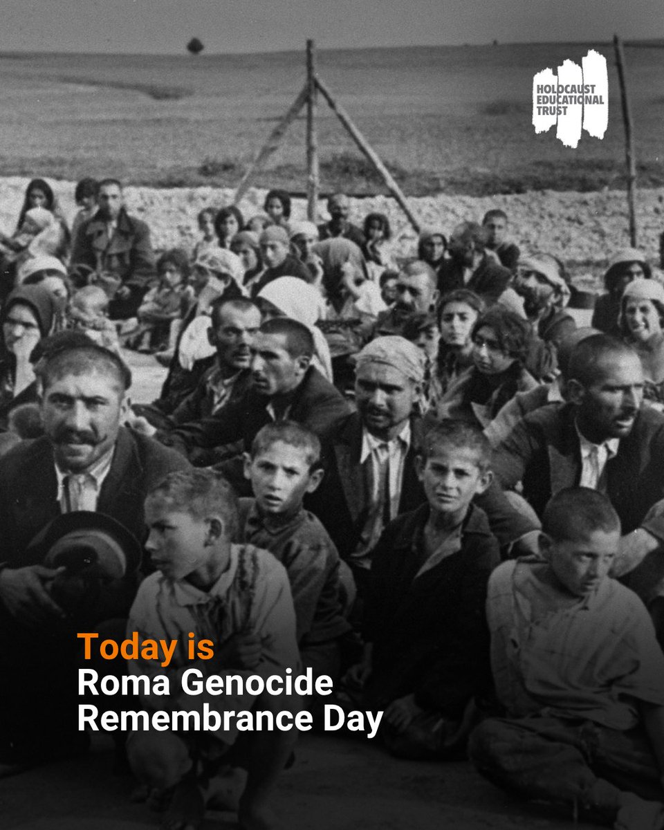 HolocaustUK's tweet photo. Today is Roma Genocide Remembrance Day, where we commemorate the Roma and Sinti people who were murdered by the Nazis. https://t.co/Si7kYQuAOz