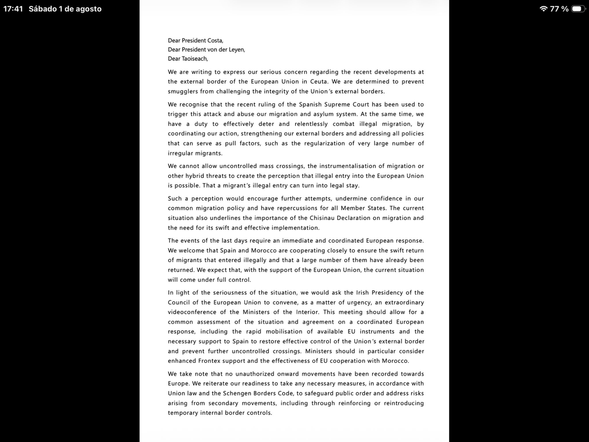 E_Robles1's tweet photo. @montseminguez Y no gracias a vosotros Mafia de mierda, ha sido gracias a la resistencia de los ciudadanos ceutíes, habéis provocado que todos los presidentes de todos los países de la UE estén en nuestra contra. https://t.co/cUjRFmpgzi