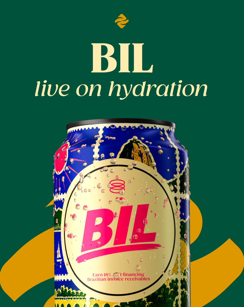 hydration_net's tweet photo. BIL is now live on Hydration 🇧🇷

Access 18% fixed APR from Brazilian invoice receivables through a single liquid token

Deposit HOLLAR into the isolated BIL market and put your capital to work https://t.co/jxhngS6was