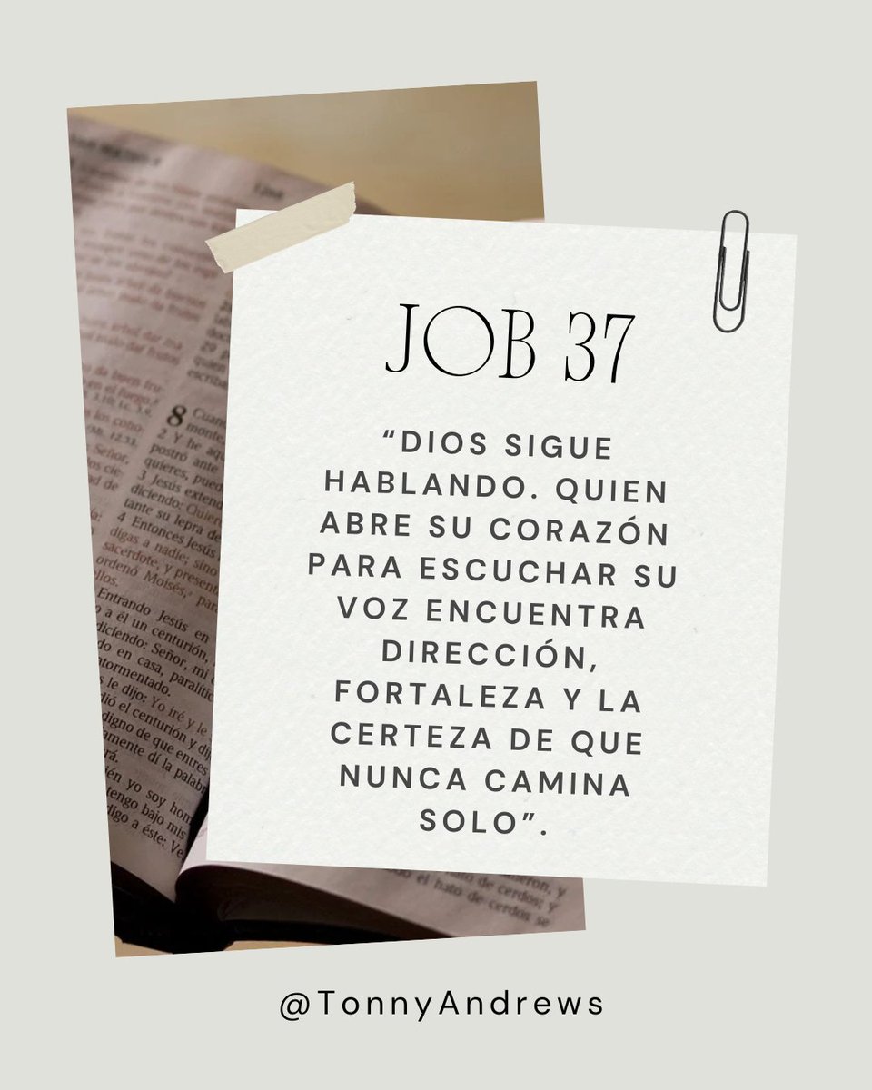 TonnyAndrews's tweet photo. 📖 #RPSP  - Job 37✨

“Quien aprende a escuchar la voz de Dios descubre que, aun en medio de la tormenta, Él sigue guiando cada paso con amor y esperanza”. 🙏

#PrimeroDios #rpsp #Job37 #CuscoA #MSOP #UPSur https://t.co/BpJ5g8ZZLQ