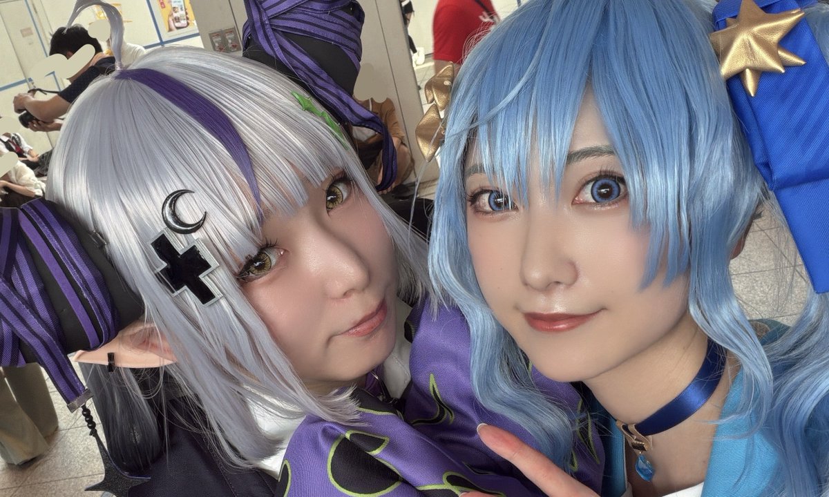 izm_haruuu's tweet photo. 空さん🛸💜様とツーショ撮れた！！！ https://t.co/EycAZHfRY9
