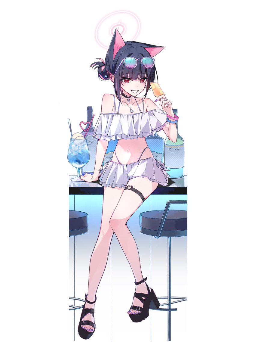 Neco_Mochi_0225's tweet photo. 水着カズサ
 #ブルアカ https://t.co/B2HU3OBuat