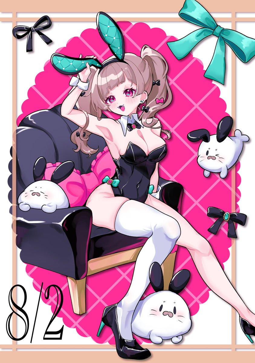 17_1777's tweet photo. うっふ〜ん🩷バニーの日よ〜ん🐰🦭🩷 https://t.co/bjXe4AQVKN