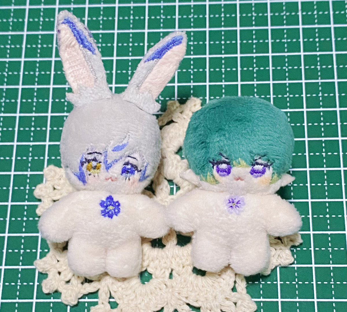 Nello_FF14's tweet photo. 自機ぬい作りの合間に5cmのちいさきいのちを作りました🪡 https://t.co/YbZl9cSoTD
