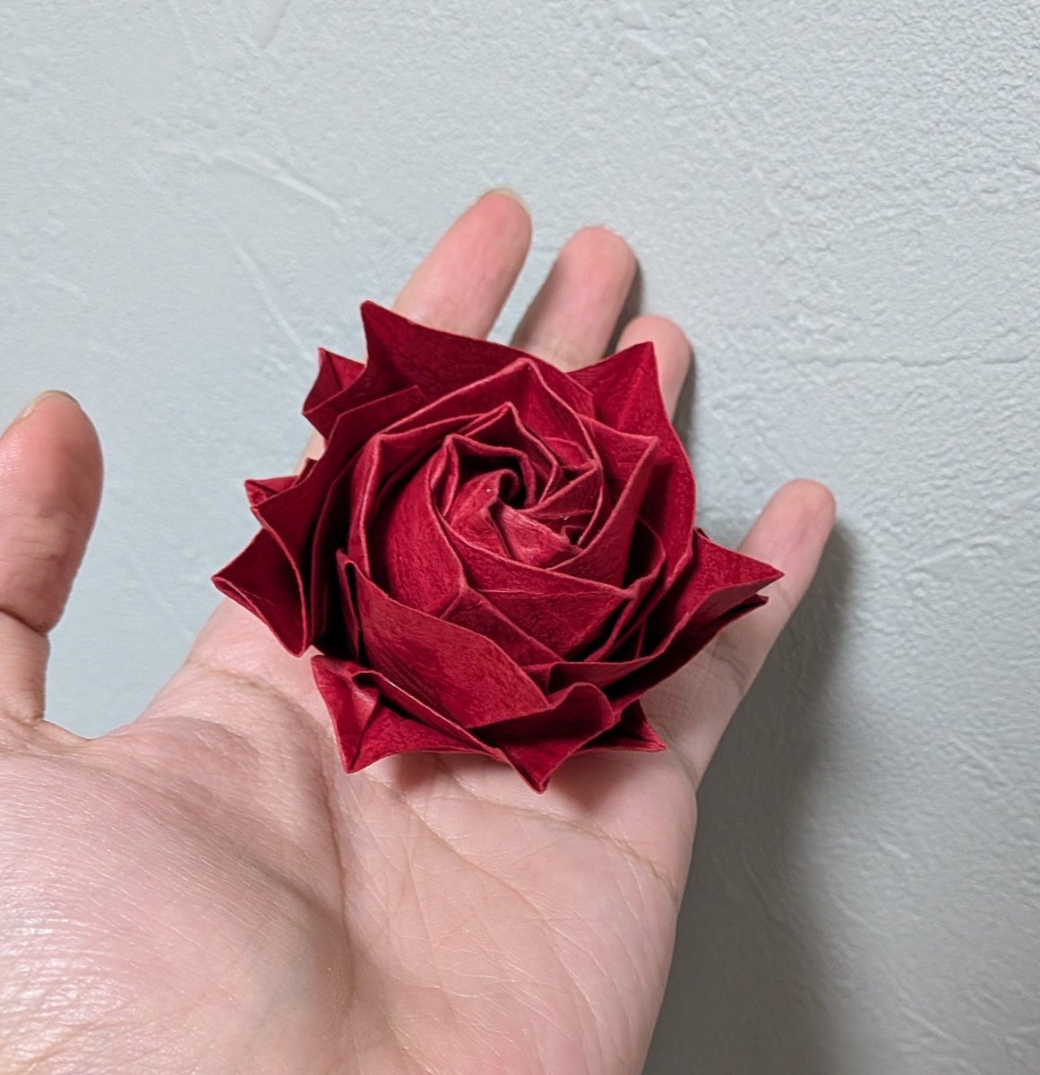 AMIN0204_'s tweet photo. 久しぶりの薔薇
ニューモダンローズ
#折り紙 https://t.co/uB9R6rHPJU