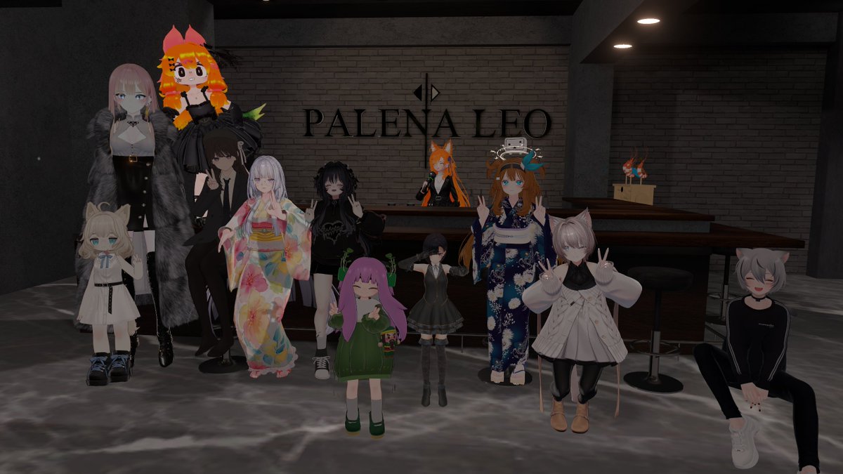 palenaleo's tweet photo. 今週もパレナレオにお越し頂きましてありがとうございました！
人数少なめでゆっくりできたかも？
今週から高月遥音ちゃんが来てくれました！
過去の投稿が１つフラグ回収された形に！？
#VRC_PalenaLeo https://t.co/65qYLyIYn3