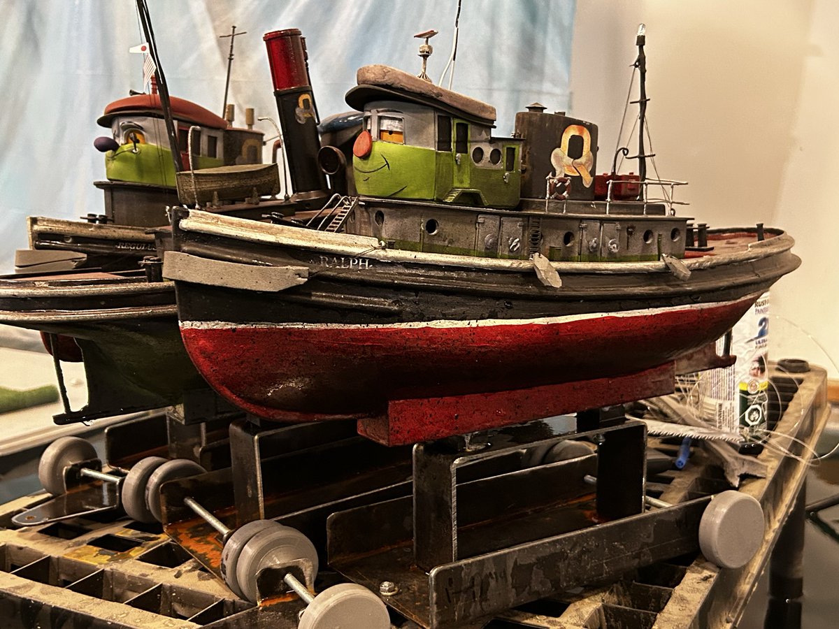 SmokedCheese955's tweet photo. It’s really funny to me seeing this project go from a blatant tugs and Thomas clone, to a less noticeable tugs clone lol https://t.co/pEpwxsrNy2
