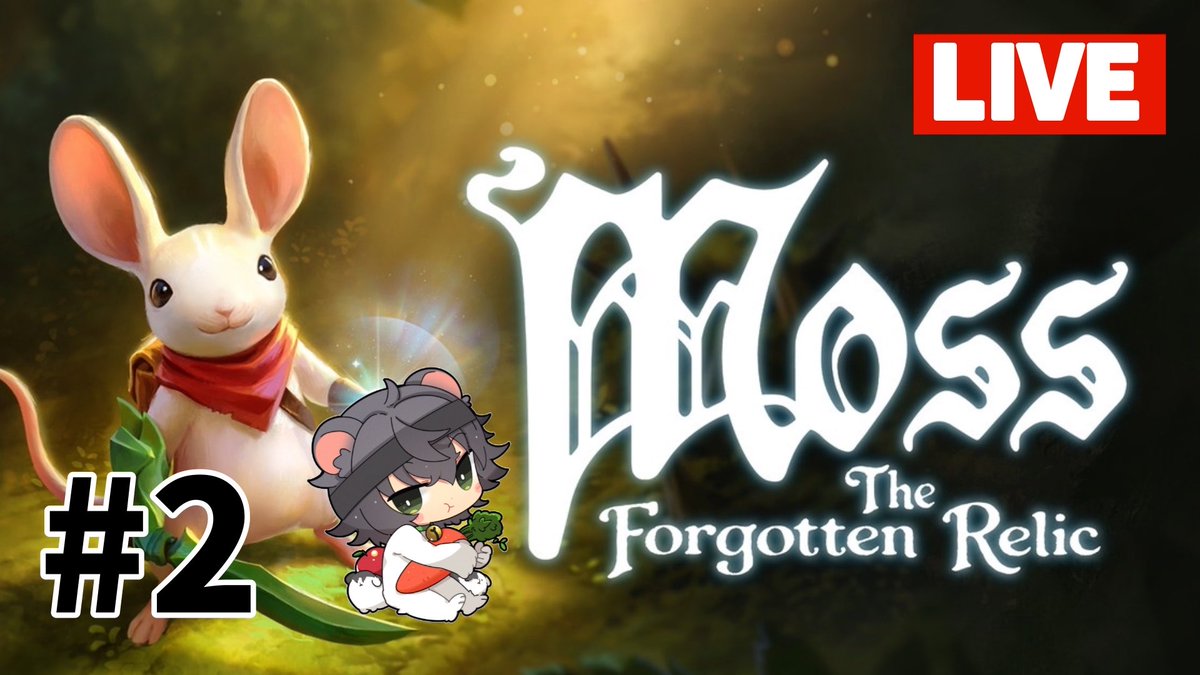 rta_ReDAO's tweet photo. 今日も２０時から「Moss: The Forgotten Relic 第1巻」続きやってくよー！！

Moss: The Forgotten Relic 第1巻 #2 https://t.co/KTk3hcL9Nu @YouTubeより 
#MossTheForgottenRelic #ゲーム実況 https://t.co/wrncu4E0Ic