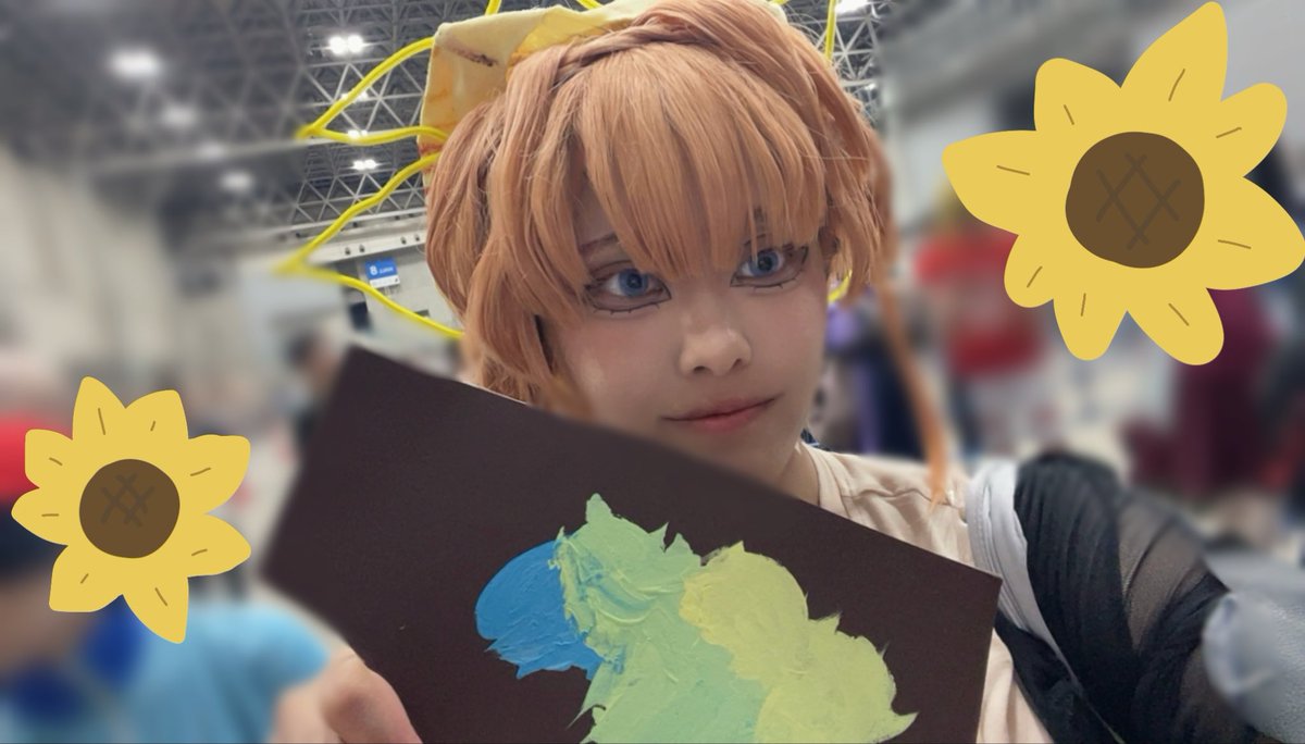 ru26_w's tweet photo. おそくほ❗️❗️コス❗️❗️

FGOフェスゴッホちゃんでいました🌻
つけ襟失くしたけど楽しすぎたので全てOKです。FGOに、ありがとう。

#FGOフェス https://t.co/Kjs3wZ1CEr