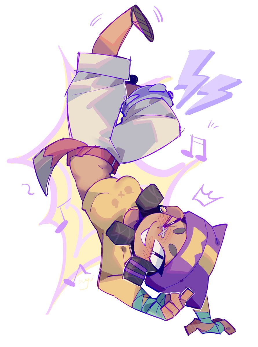 BUGU2222's tweet photo. dance. #brawlstars #brawlstarsmina #brawlstarsart https://t.co/W6l8ImDVvj