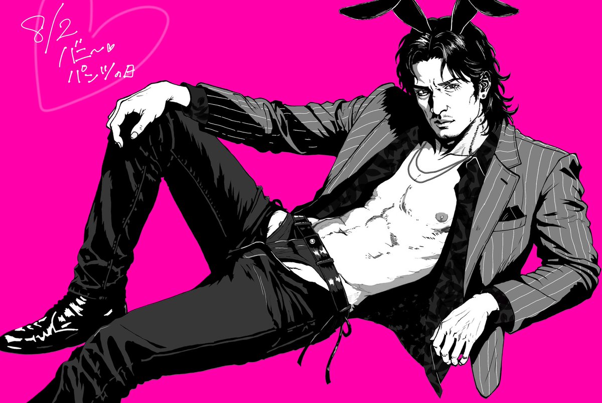 mg_514_91's tweet photo. 8/2 バニーの日・パンツの日
Celebrating Japan’s Bunny Day & Panties Day (8/2)! 🦇💖
I drew Oda Jun fan art!
#odajun https://t.co/mSzsSNgHx7