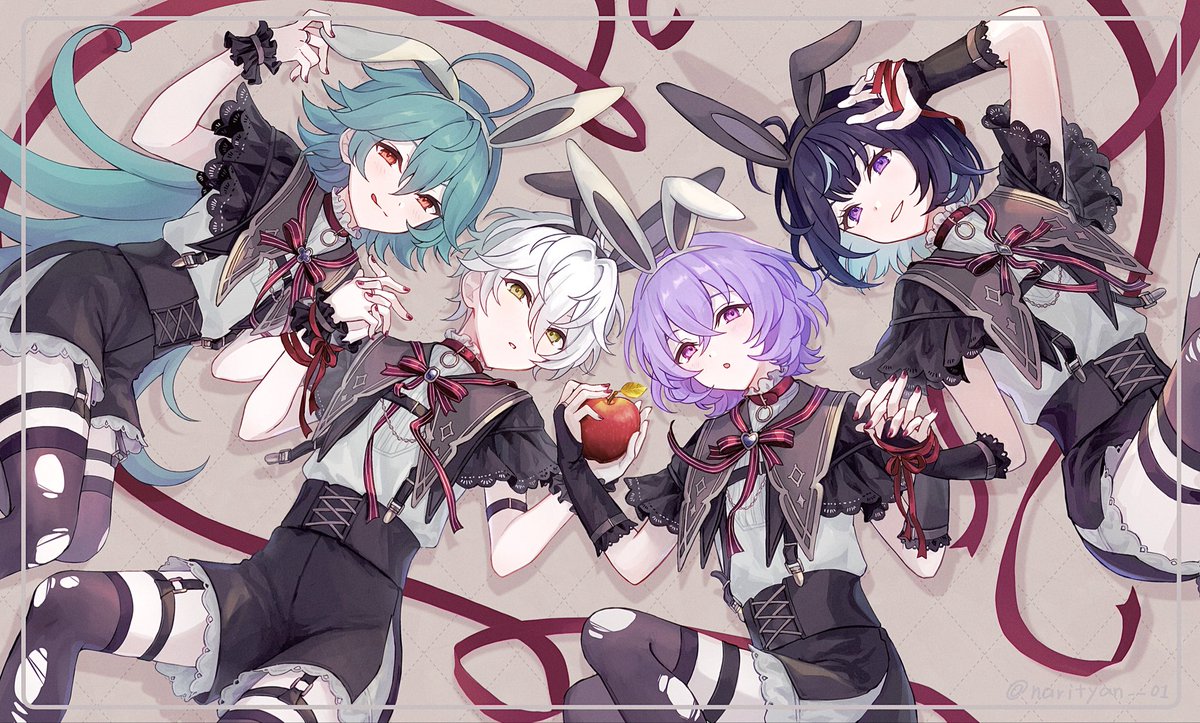 narityan__01's tweet photo. 🖤🐰🤍 https://t.co/0KAsenQWpn