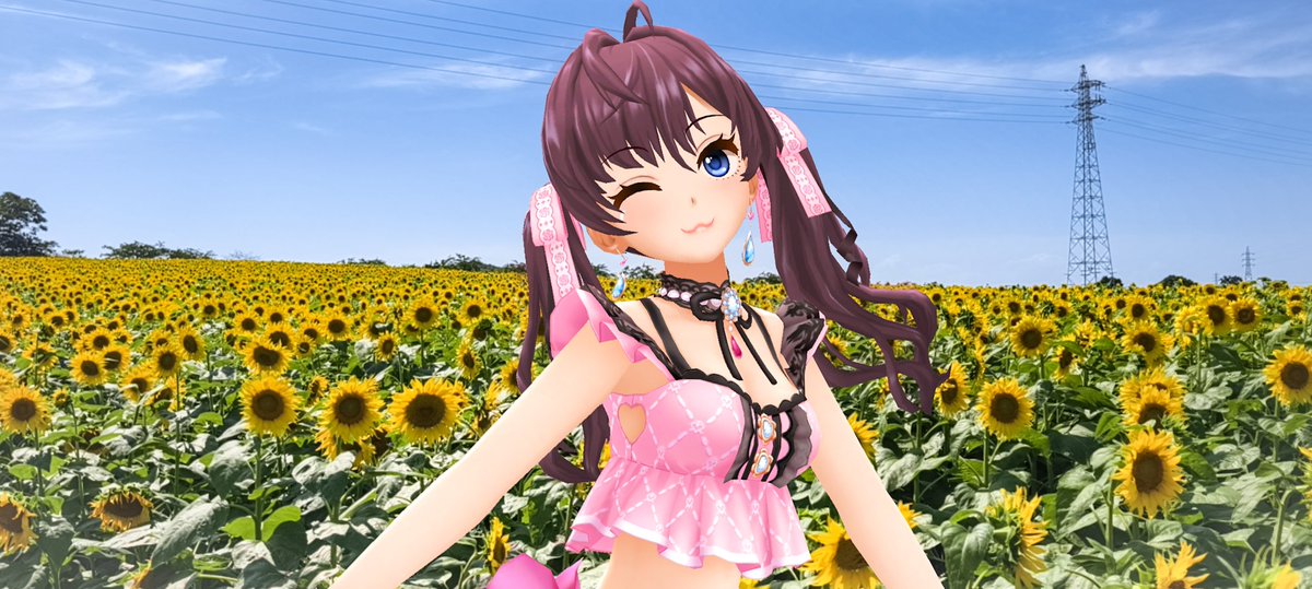 toukodou's tweet photo. しごおわ
観光農園花ひろばさんのひまわり畑と志希ちゃん
明日はあつたnagAyaでもいこうかな
#デレステAR
#一ノ瀬志希 https://t.co/SmFQUIfq6H