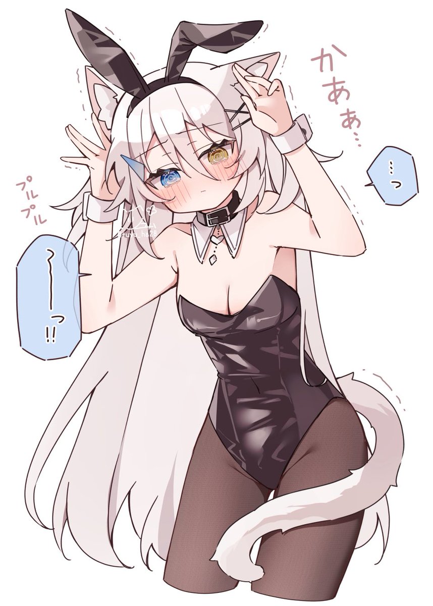 tuyu_ha28's tweet photo. バニーの日のツンデレ猫耳ちゃん　(2/2) https://t.co/fwmMYW3QmY