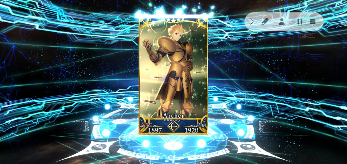GUNDAMRX75's tweet photo. #FGO 
俺は夢でも見てるのか❓️あのお方を呼んだ⁉️嘘だろ‼️で、モルガンは宝具はこれで4❗ https://t.co/KrHuHtdO56