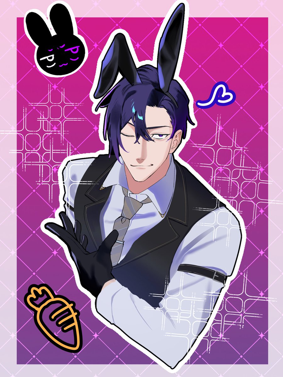 hasuki_kawaiine's tweet photo. #バニーの日 #oc 
🐰🍷 https://t.co/GzempifpXb