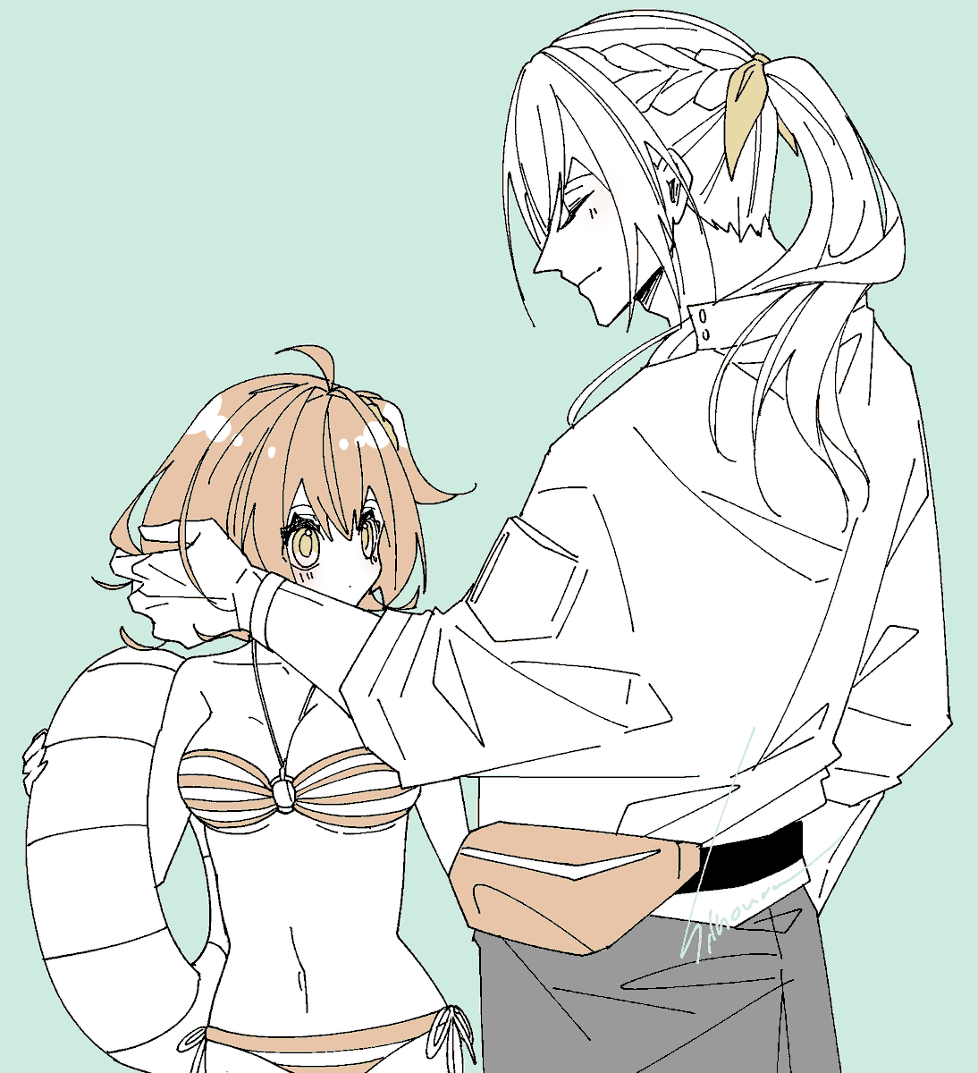 s1no_ura's tweet photo. ベディぐだ♀
あまりにもおそろっち https://t.co/bIZCG8MKmg
