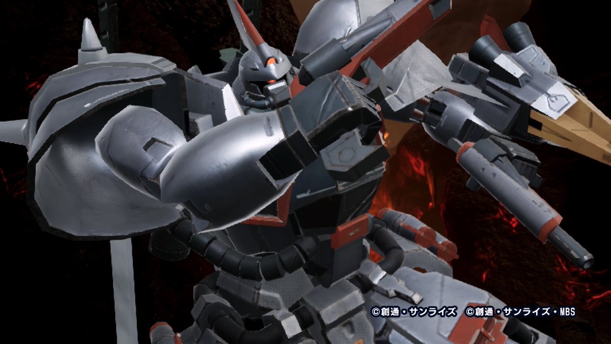 F4tN5AuWqYvMfnD's tweet photo. ソードザクウォーリアカスタム

近距離戦に特化したザクウォーリア。
アロンダイト、二刀流の実体剣、相手を捉えるアンカー等を装備。

ガンダムタイプと鍔迫り合いになっても対抗できるよう上半身の馬力を上げた関係で、胴体に動力パイプが追加されることになった。

#ガンダムブレイカー4
#ガンブレ4 https://t.co/O4o6NWmN2o