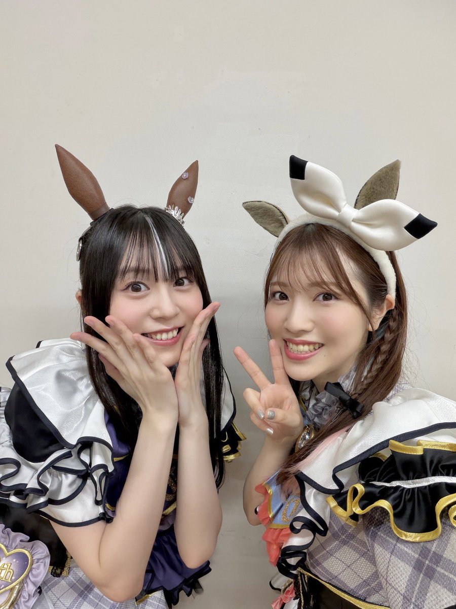 kaori_staff_'s tweet photo. ラッキーライラック役 中島由貴ちゃん💜
グランアレグリア役 夏目妃菜ちゃん🩶
クロノジェネシス役 真名瀬日和ちゃん🩶

久しぶりにみんなに会えて嬉しかったよ🫶🏻

このメンバーならではのセットリストもお気に入り✨夏織 

#ウマ娘 #TIF2026 https://t.co/1LdrxVcO1F