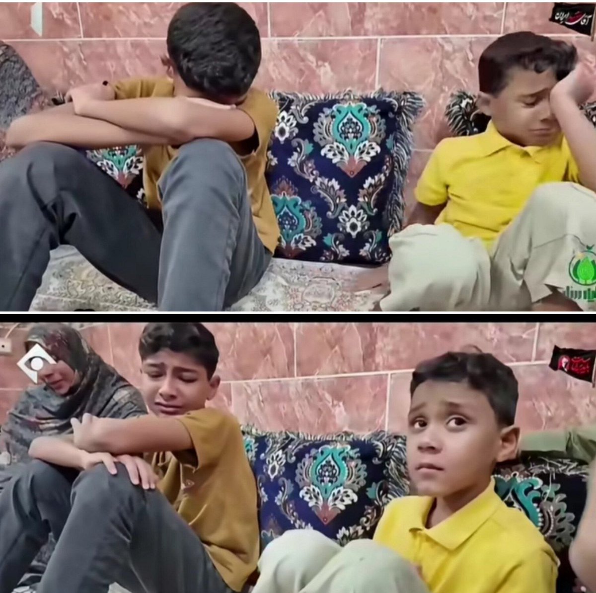 negin_seif_2000's tweet photo. این دو کودک در حمله آمریکا به قشم، پدر، مادر و برادرشان را از دست دادند.
اما چون عامل این فاجعه آمریکاست، کمتر تصویری از رنج این دو کودک در استوری‌های سلبریتی‌ها دیده می‌شود. https://t.co/54dEHlucDc