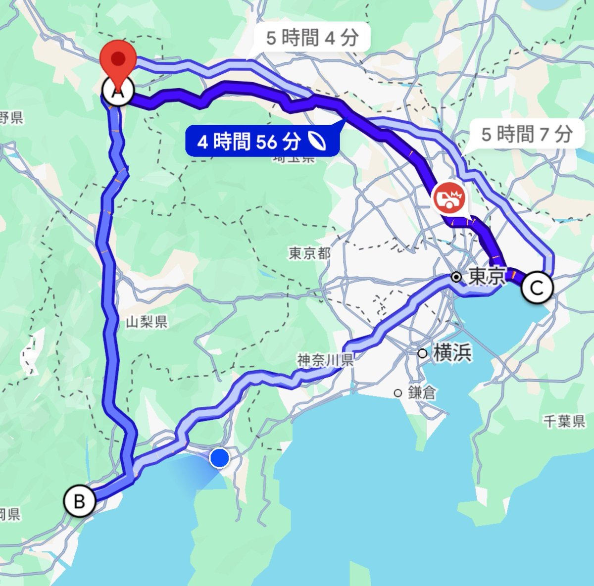pkp_025's tweet photo. 土日共にドライブを堪能した、そんな週末だったのかな。

千葉→佐久平→静岡→千葉 なら一度に 2箇所回れて効率的かと思っていたけれどぜんぜんそんなことないやん（笑）

R141 とさらにその先を使って、峠を越えながらひたすら南下していくコースはまだ走ったことが無かったので楽しかったよ。 https://t.co/IQkIkv8gB5