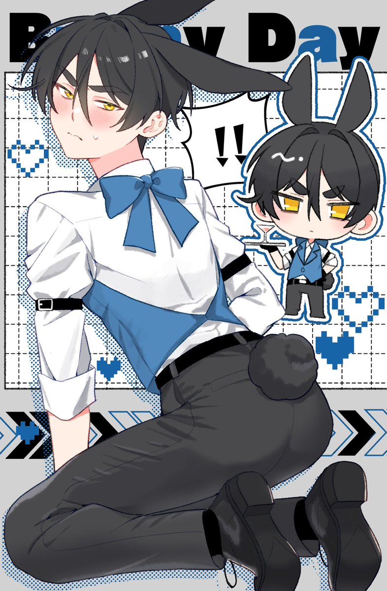full07miya's tweet photo. バニーの日👯‍♀️💙
#oc
#バニーの日 https://t.co/LTZVU5Ptp0