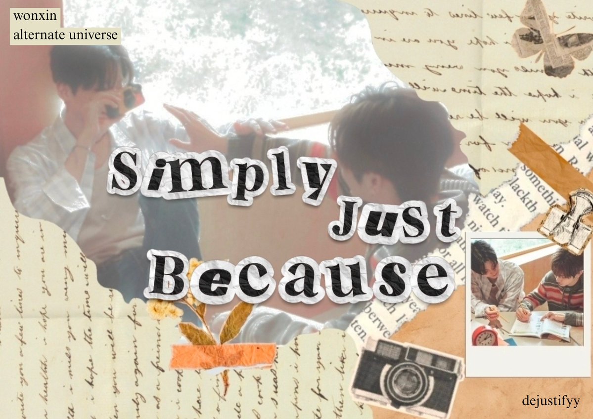 dejustifyy's tweet photo. Simply Just Because...

"Falling in love was simple. Admitting it was easy. Yet there they were— realizing their feelings, forever bound by the wrong time."

— a wonxin xinwon au
by dejustifyy https://t.co/Nc2lWUt8mE