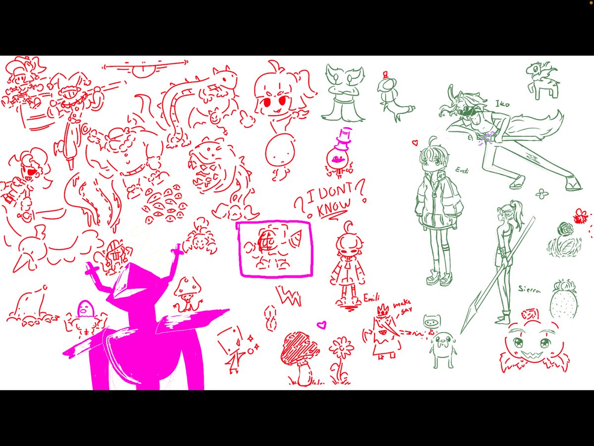 PlasticPop4's tweet photo. Canvas doodles with friends 
@DenggoTenggo 
@zieb_s https://t.co/3jOMcrpe3V