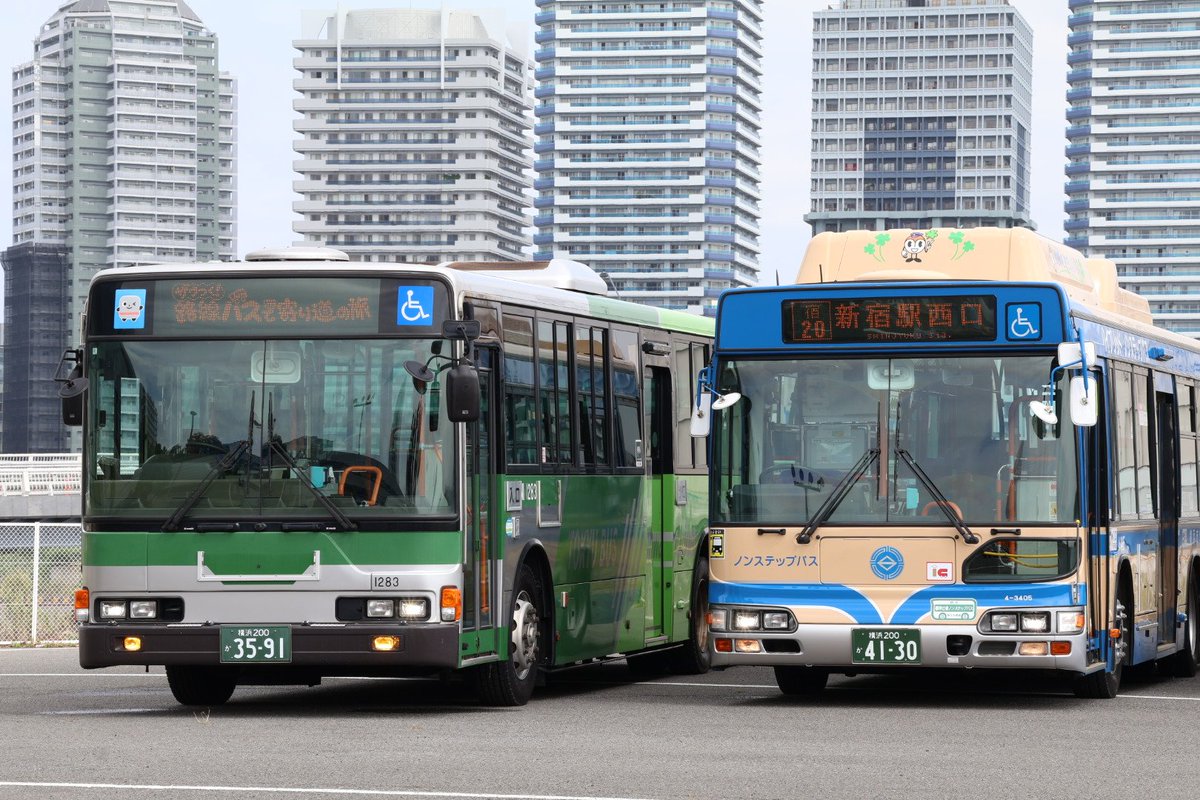 taguchixtu's tweet photo. 4社局コラボツアーの車両紹介その4は、東急バスNI1283号車です。2012年に導入されたワンロマ。形式QKG-MP35FPで、新羽営業所所属です。
予告で、おぉと思いましたが、田園調布発7時半。起床事故に備え今回は回避w
しかし、E-LINERの再現があるとは...。現役時を見れていないので、これは大きな収穫です https://t.co/cae8nMlNGb