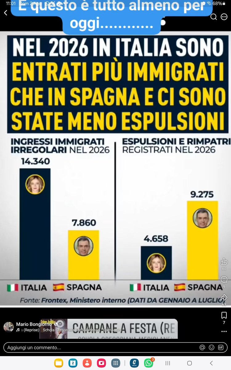 JACK22461's tweet photo. @GiorgiaMeloni 📢 Sono tragici i quasi 74.000 like a questo post.
C'è veramente che mala tempora curront. 
Povero Paese. https://t.co/HRR5z5GoLP
