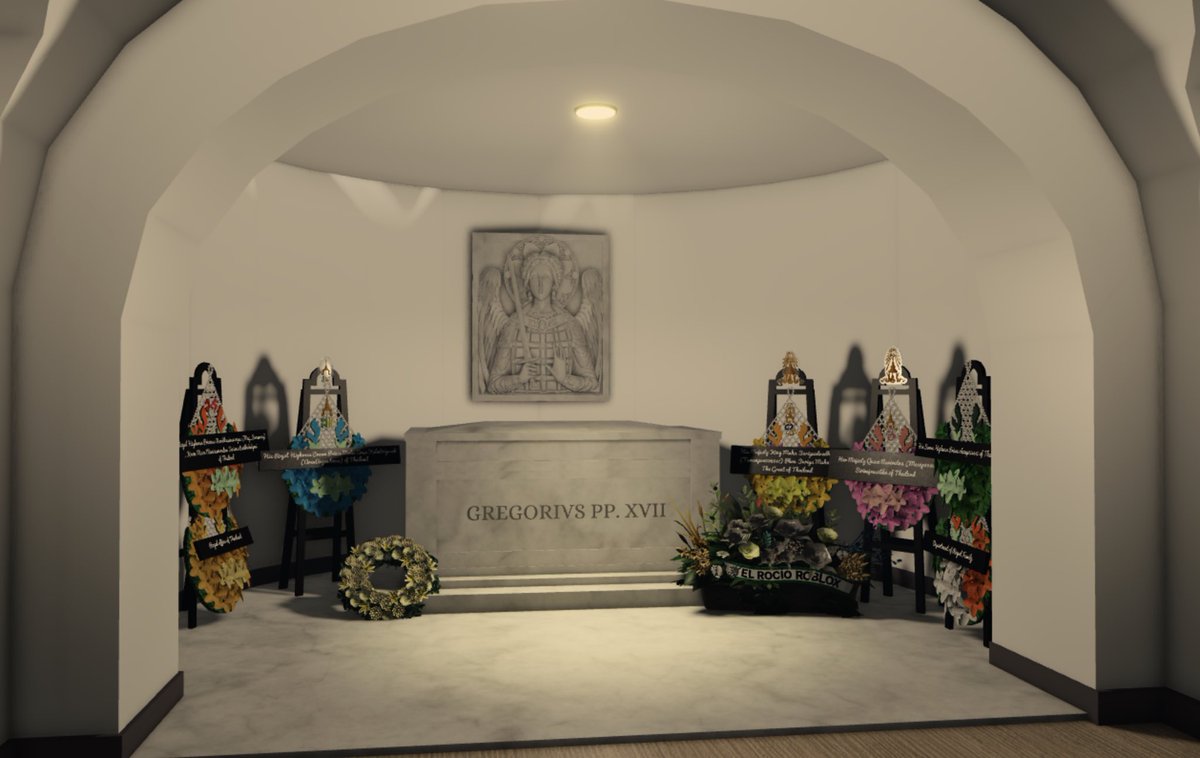 OssRomanoRBX's tweet photo. VIEW: A first look at Pope Gregory’s tomb https://t.co/XXBlx4mMeT