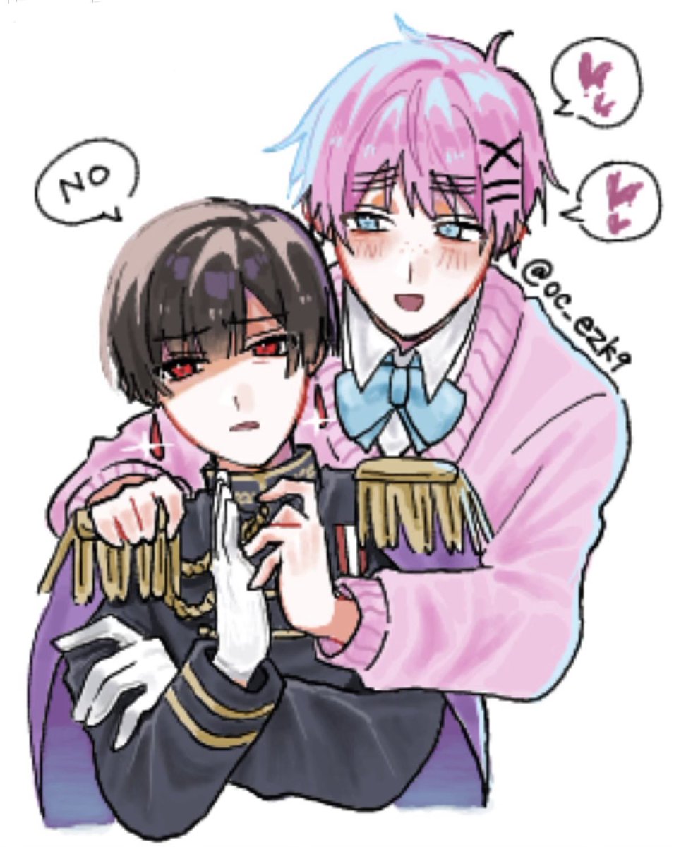 oc_ezk9's tweet photo. 絵チャ
2p朝菊 https://t.co/K3HBygTp2E