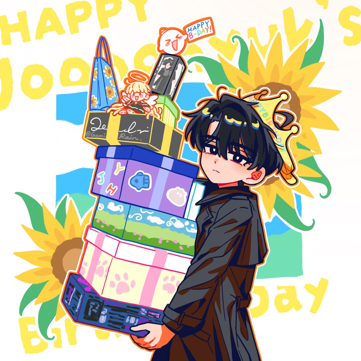 rain_gami18800's tweet photo. 许你一个完整的童年和成堆的礼物🎁
#YooJoonghyuk #HappyBirthday https://t.co/i9NDxb6GHk